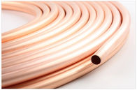 Cold Drawn Hollow Copper Tube C1100 Air Conditioning Coil Tinned