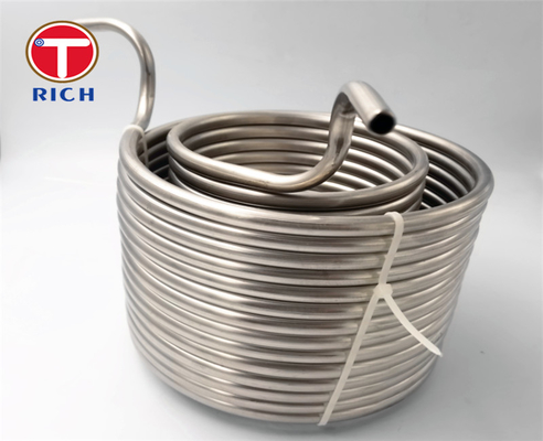 Harga yang bagus 40L 9,52 X 0,6 Mm 304 Stainless Steel Coil Untuk Beer Wort Chiller Cooling Coil on line