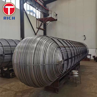 Harga yang bagus ASTM A688 304 Pipa stainless steel austenit yang dilas untuk pemanas air pemanas panas penukar panas on line