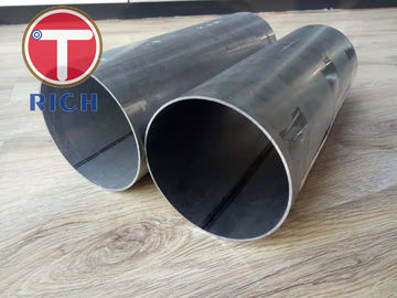 Harga yang bagus OD 127mm Diameter Besar Knalpot Dilas ASTM A554 Tabung Baja Otomotif on line