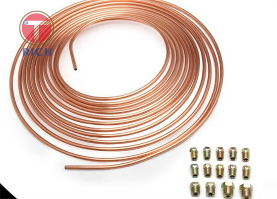Harga yang bagus 4.76X0.7mm PVF Mobil Pipa Tembaga Galvanis 25 Kaki Nyamuk Coil Emas on line
