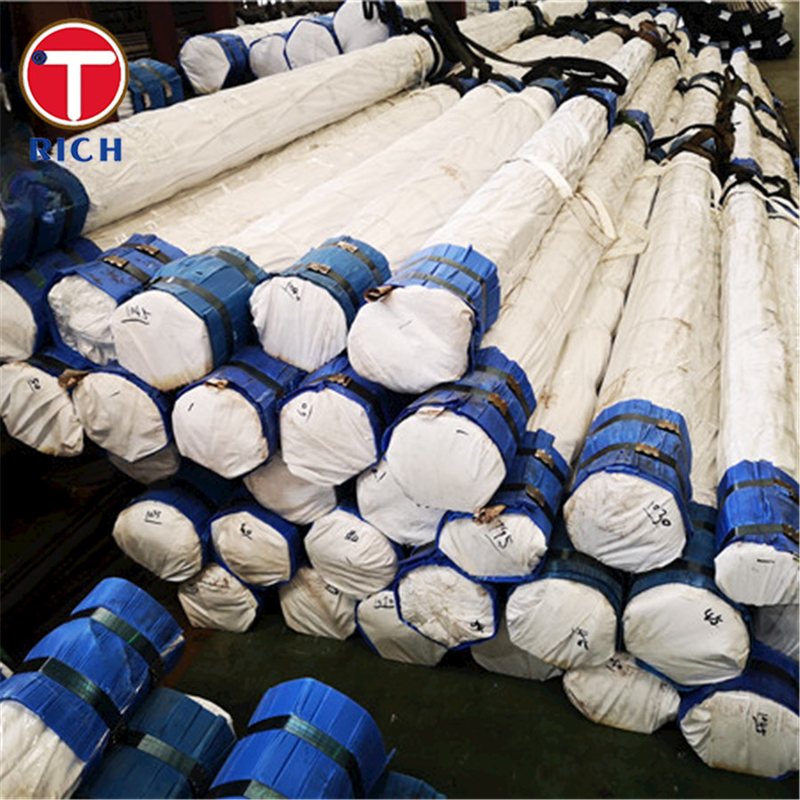 ASTM A213 Cold Drawn Alloy Seamless Steel Tube Untuk Boiler Superheater Heat Exchanger