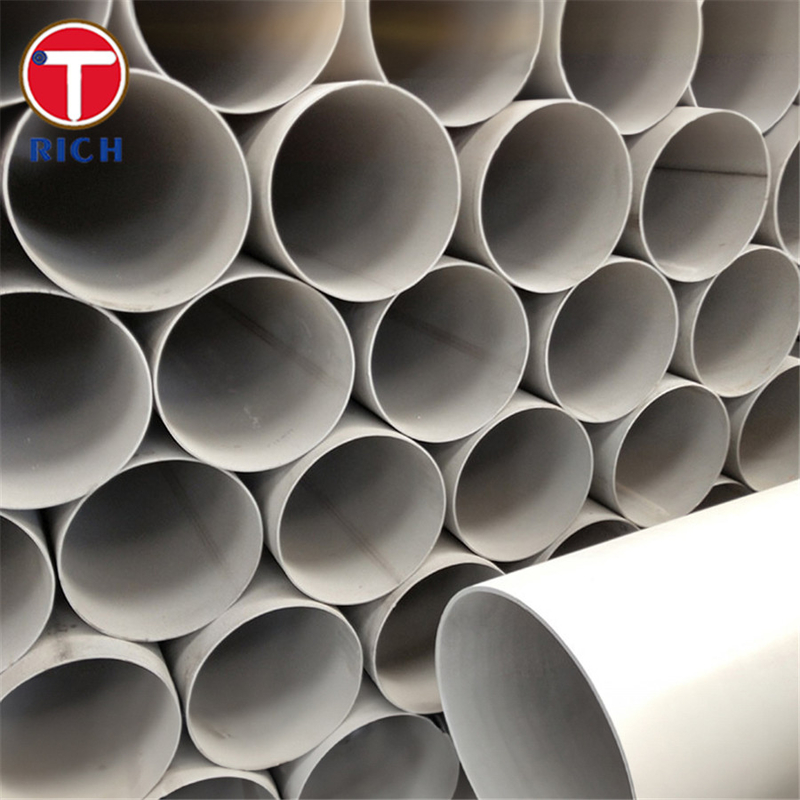 ASTM A409 TP201 Pipa baja tahan karat austenit berdiameter besar yang dilas untuk layanan korosif atau suhu tinggi