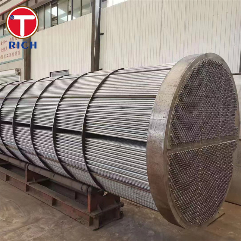 ASTM A688 304 Pipa stainless steel austenit yang dilas untuk pemanas air pemanas panas penukar panas