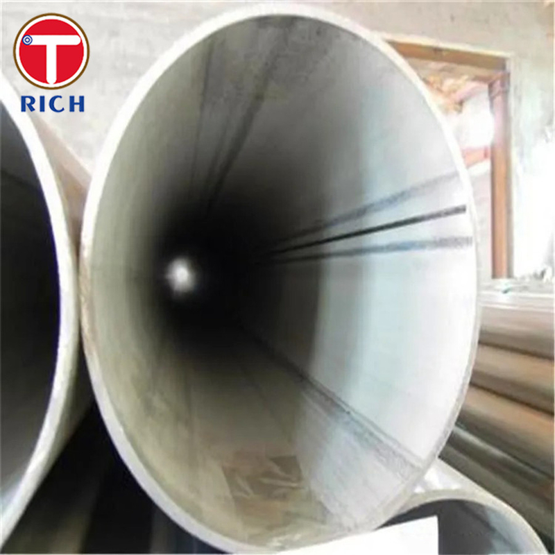 ASTM A358 304 Stainless Steel Pipe Electric Fusion Welded Stainless Steel Pipe Untuk Layanan Suhu Tinggi