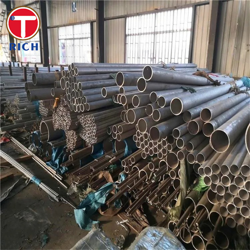 ASTM A358 304 Stainless Steel Pipe Electric Fusion Welded Stainless Steel Pipe Untuk Layanan Suhu Tinggi