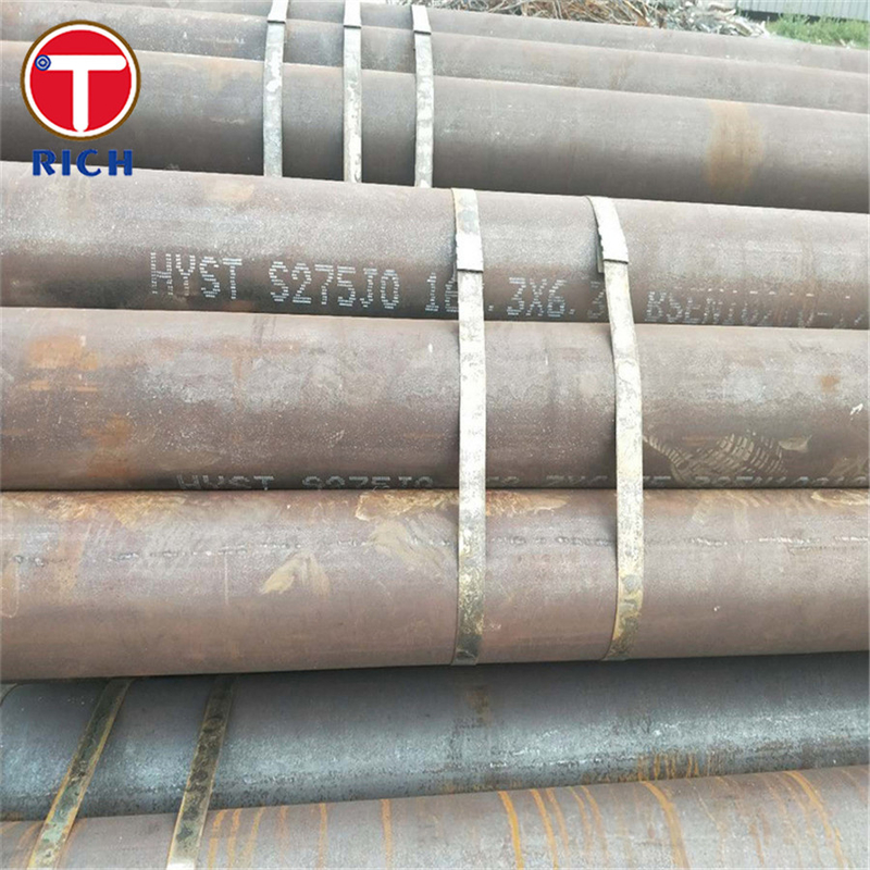 EN 10210-2 S355J0H Hot Rolling Structural Hollow Non-alloy Steel Tube Untuk tujuan struktural