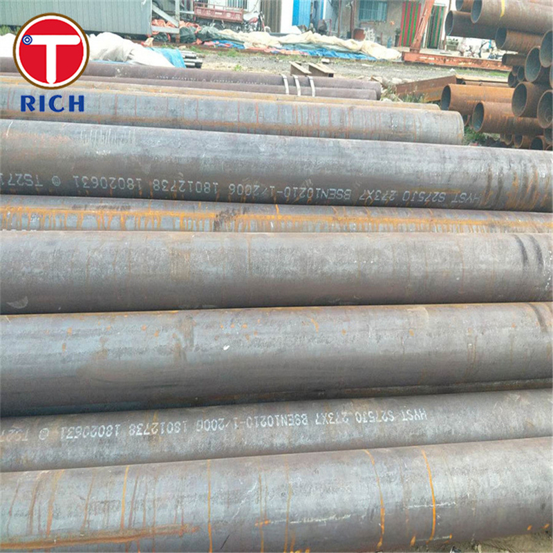 EN 10210-2 S355J0H Hot Rolling Structural Hollow Non-alloy Steel Tube Untuk tujuan struktural