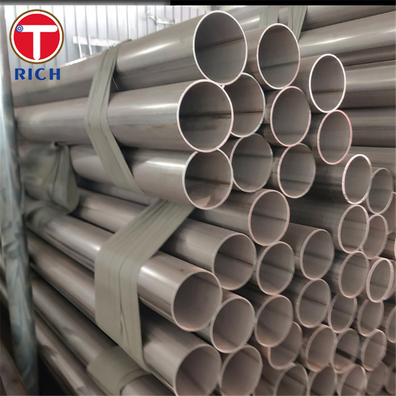 EN 10217-7 X2CrNi18-9 Tabung Baja Tidak Berlemak Tabung Baja Las Untuk Tujuan Tekanan