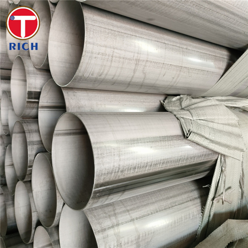 EN 10217-7 X2CrNi18-9 Tabung Baja Tidak Berlemak Tabung Baja Las Untuk Tujuan Tekanan