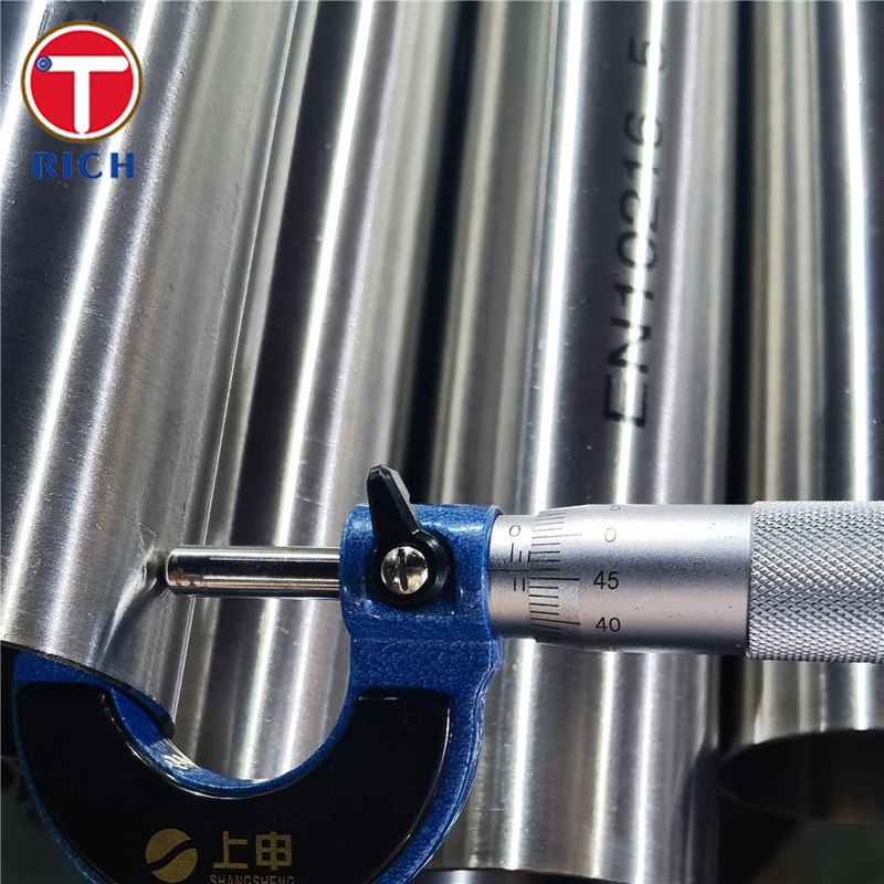 GB/T 28713 06Cr19Ni10 Tabung Stainless Steel Peningkatan Tabung Perpindahan Panas Untuk Penukar Panas