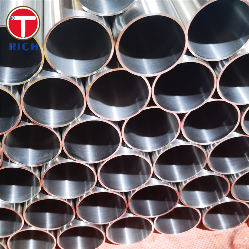 GB/T 28713 06Cr19Ni10 Tabung Stainless Steel Peningkatan Tabung Perpindahan Panas Untuk Penukar Panas