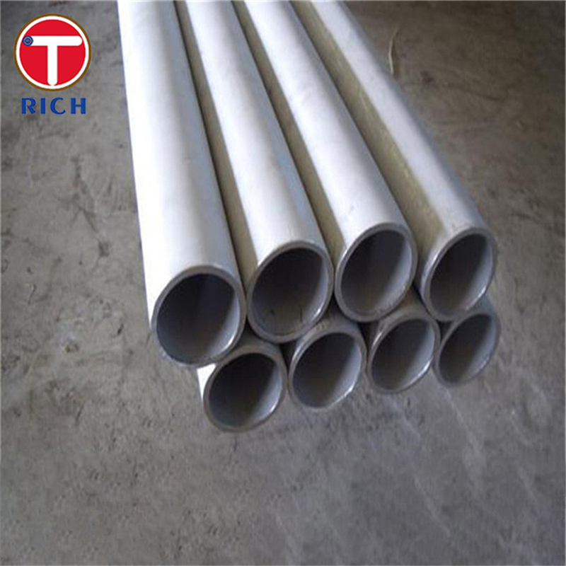 ASTM B675 N08367 Stainless Steel Tube Iron Nickel Chromium Molybdenum Alloy Welded Pipe Untuk Tujuan Umum