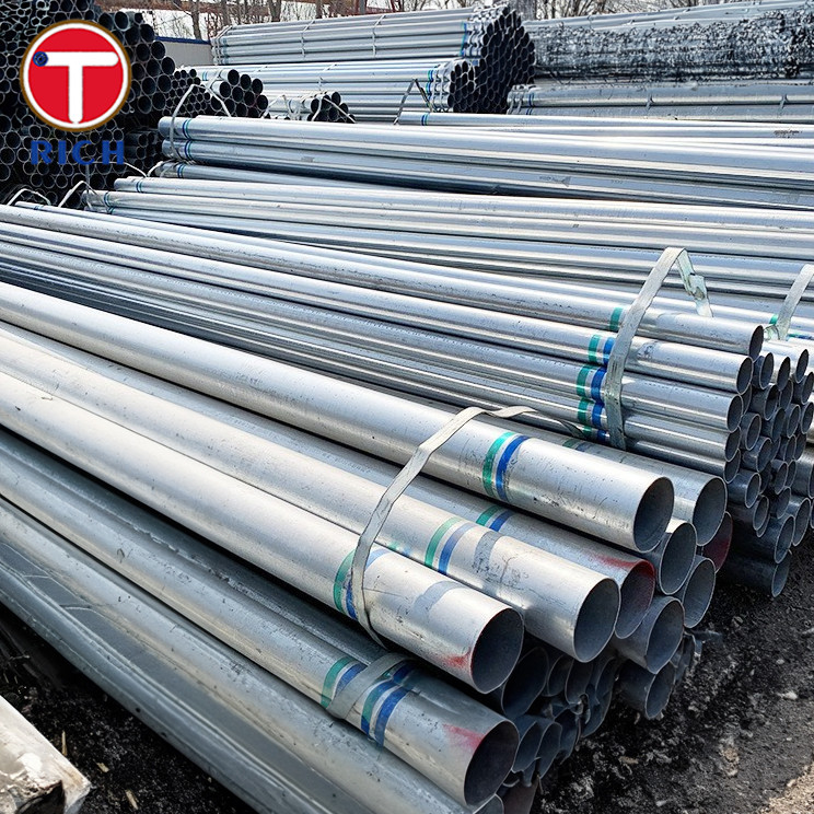ASTM A810 Kelas 1 Tiub Baja Las Zink Lapisan Pipa Baja Galvanis Untuk Tujuan Umum