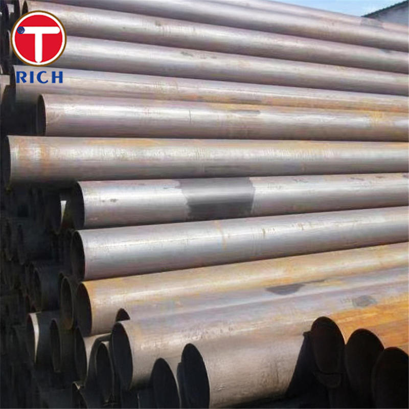 ASTM A252 Gr 2 Tiub Baja Las Diameter Besar Seam Langsung Pipa Baja Las Untuk Struktur