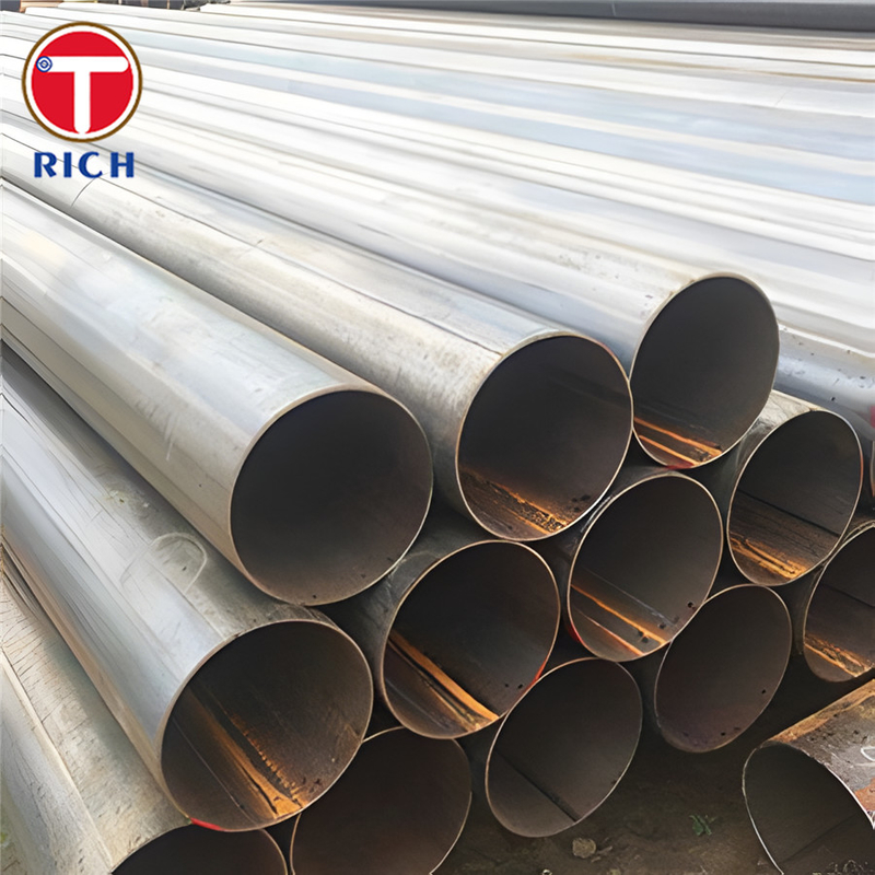 ASTM A252 Gr 2 Tiub Baja Las Diameter Besar Seam Langsung Pipa Baja Las Untuk Struktur