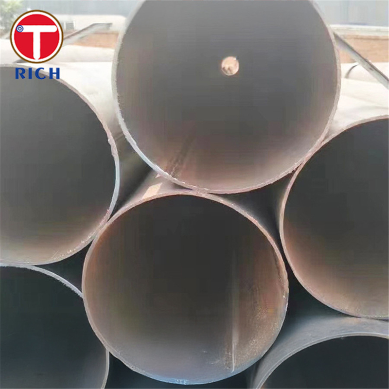 ASTM A252 Gr 2 Tiub Baja Las Diameter Besar Seam Langsung Pipa Baja Las Untuk Struktur
