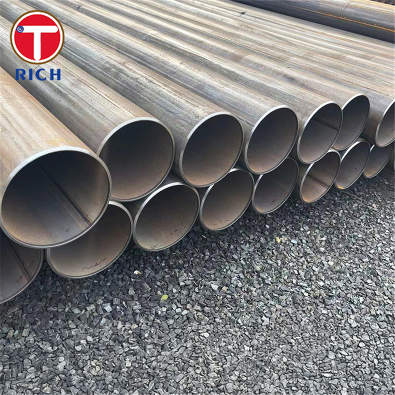 ASTM A252 Gr 2 Tiub Baja Las Diameter Besar Seam Langsung Pipa Baja Las Untuk Struktur