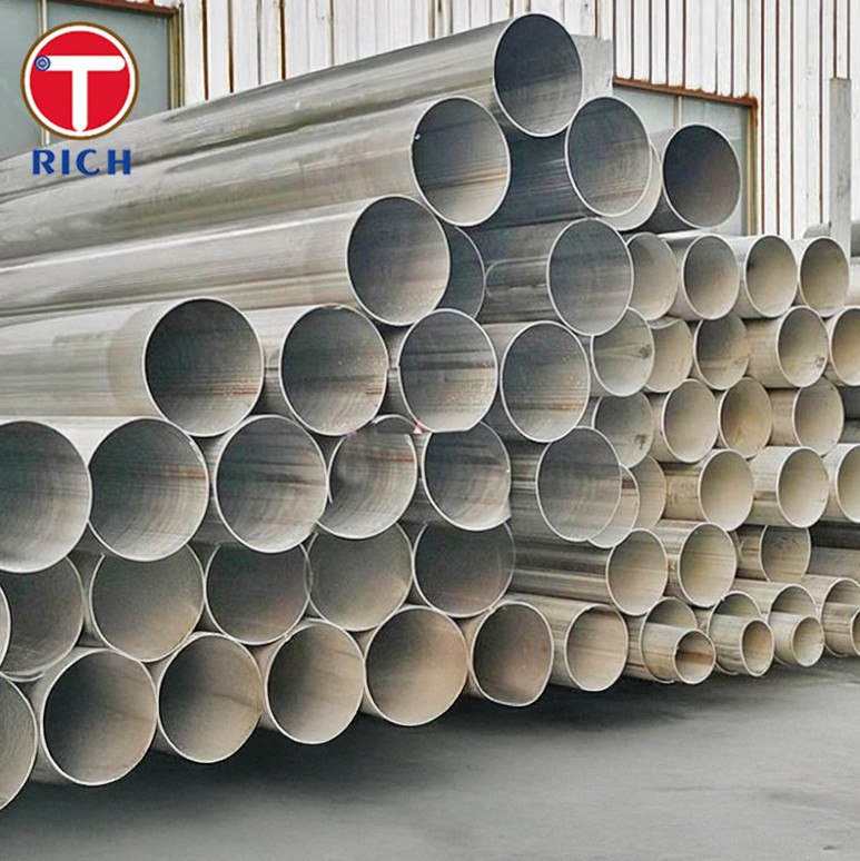 JIS G3468 304 Stainless Steel Tubes Diameter Besar Pipa Stainless Steel Las Untuk Suhu Rendah
