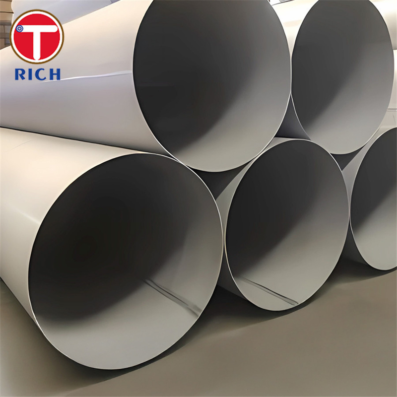 ASTM A928 Kelas 2205 pipa stainless steel duplex EFW tabung baja untuk transportasi bahan kimia