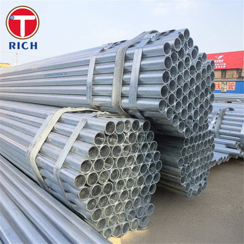 EN 1123-1 S235JR Hot Dip Galvanized Tube Tubing Baja Las Untuk Pipa Limbah