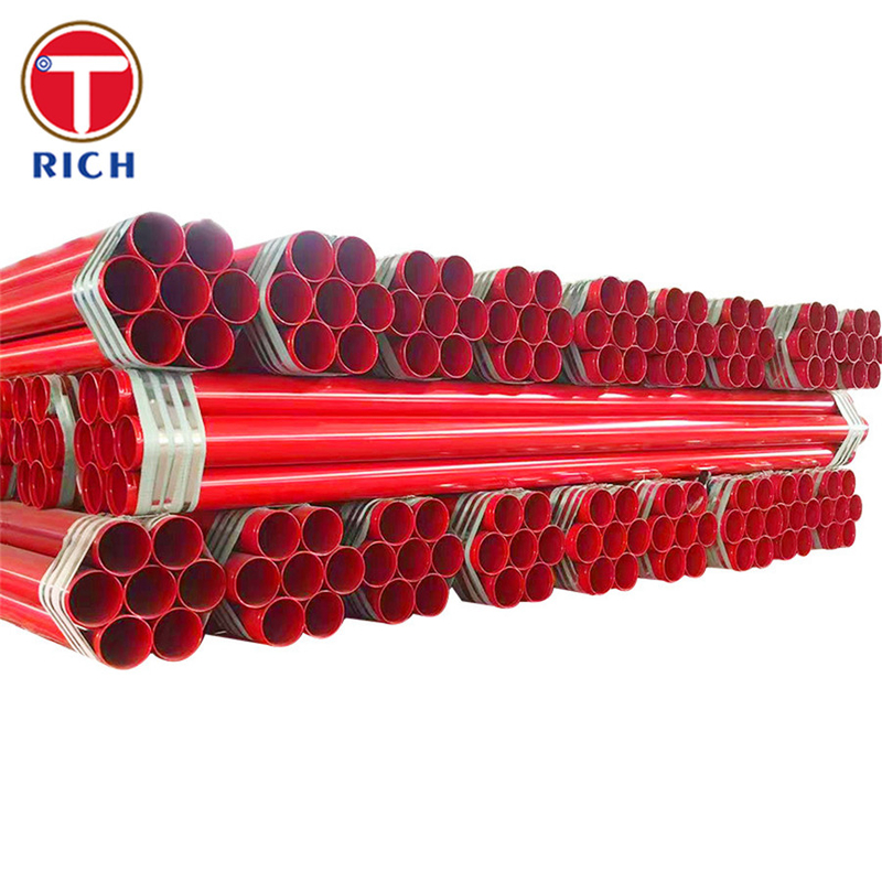 ASTM A978 Pipa Baja Lapis Plastik Pra Lapis Polietilena Lapis Komposit Rib Pipa Baja Las