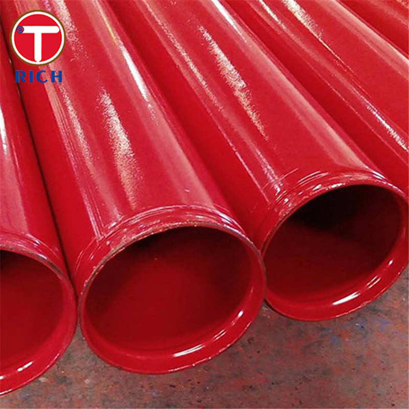ASTM A978 Pipa Baja Lapis Plastik Pra Lapis Polietilena Lapis Komposit Rib Pipa Baja Las