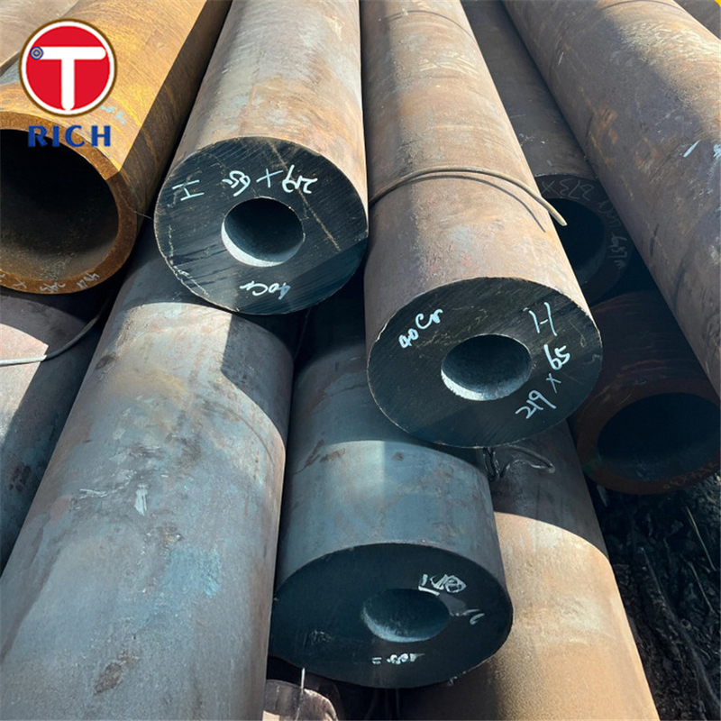 ASTM A335 P91 Alloy Steel Seamless Pipe Chrome Moly Pipe Untuk Layanan Suhu Tinggi