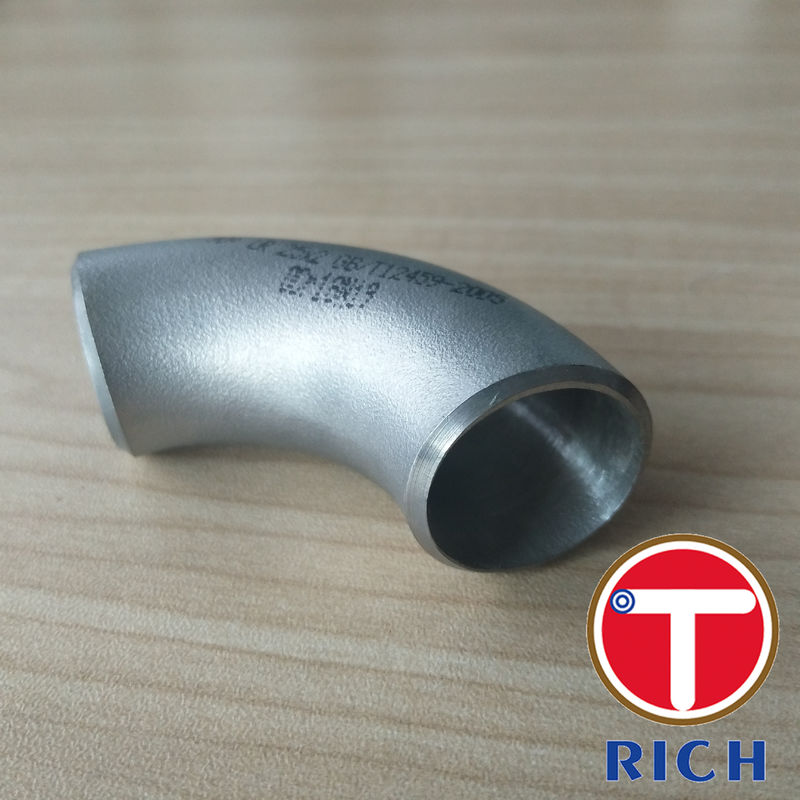 90 Derajat LR Elbow Tube Machining ASME B16.9 316L 304L Stainless Steel Seamless