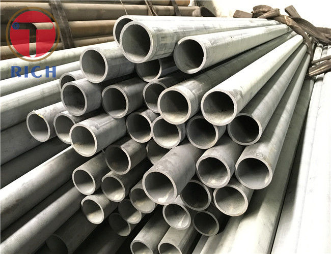 Gb / t 8163 Stainless Steel Tube Seamless Dingin Diambil / Digulung Panas Untuk Layanan Cair