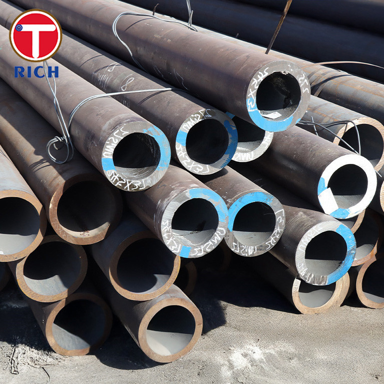 JIS G3475 STKN400 Karbon Steel Seamless Tubes Pipa Tembok Kental Untuk Struktur Bangunan