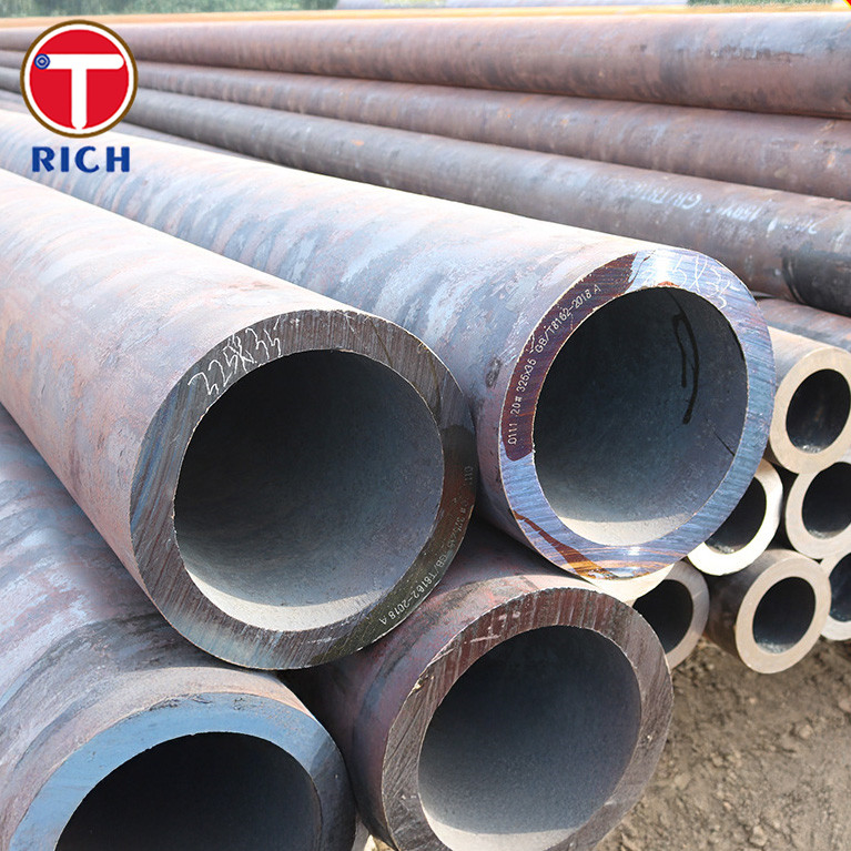JIS G3475 STKN400 Karbon Steel Seamless Tubes Pipa Tembok Kental Untuk Struktur Bangunan