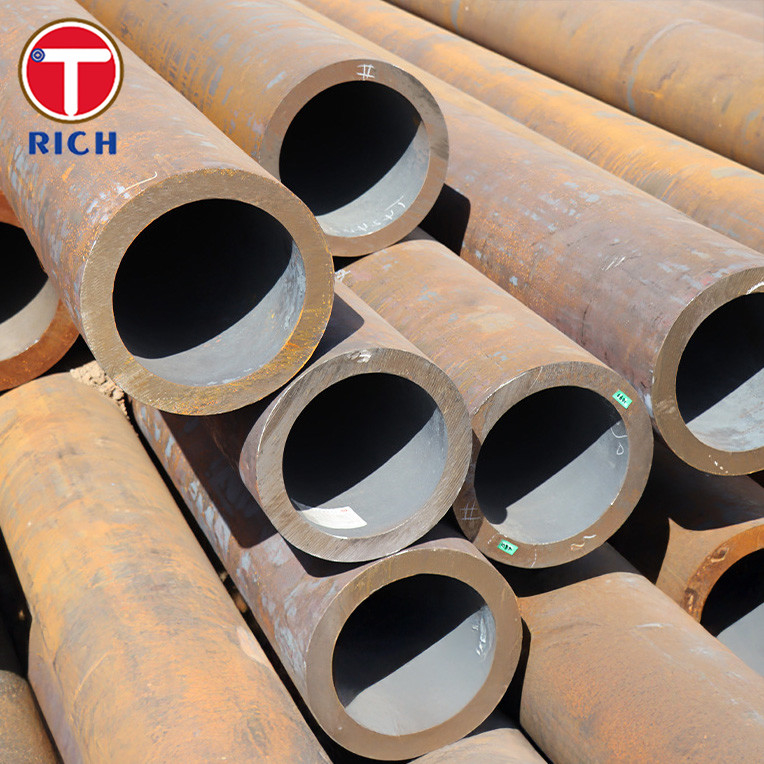 JIS G3475 STKN400 Karbon Steel Seamless Tubes Pipa Tembok Kental Untuk Struktur Bangunan