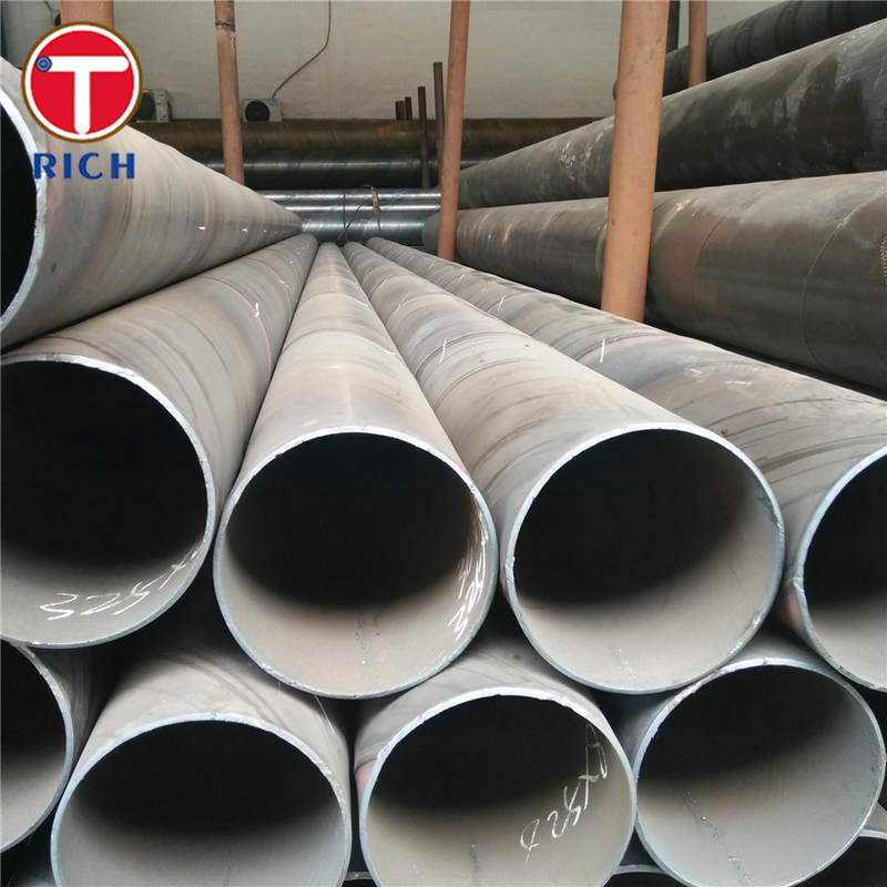 DIN 2458 ST37.2 tabung bulat las ERW tabung baja las untuk tujuan umum