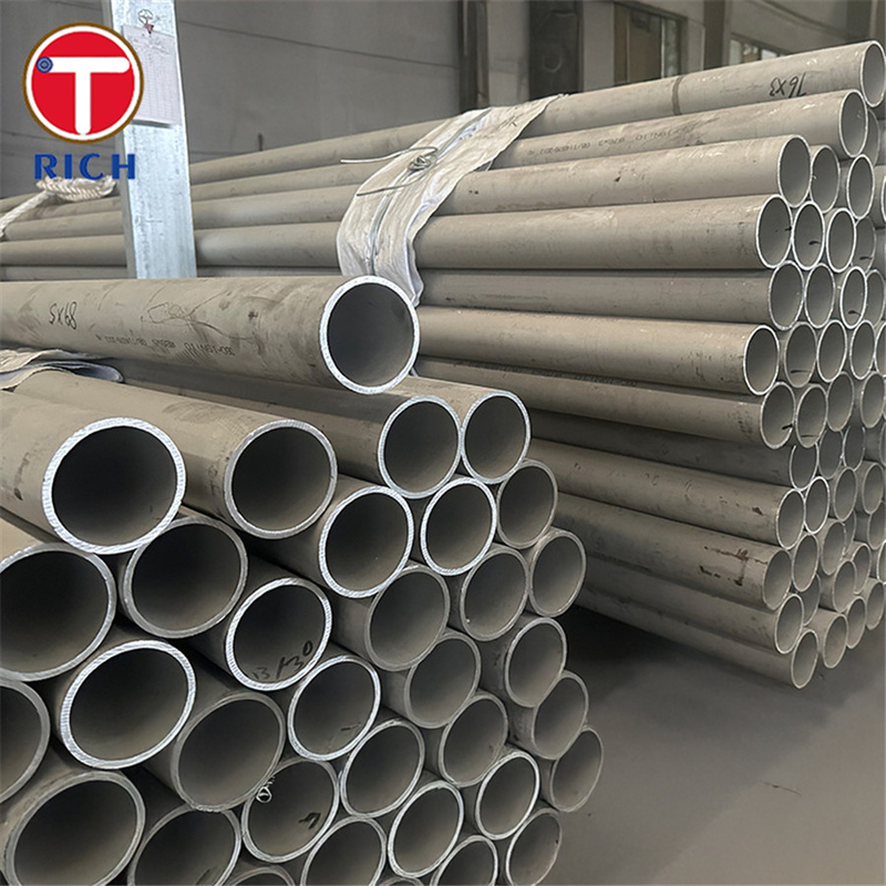 EN 10294-2 X2CrNi19-11 Bar bulat berongga Stainless Steel Seamless Pipe untuk mesin