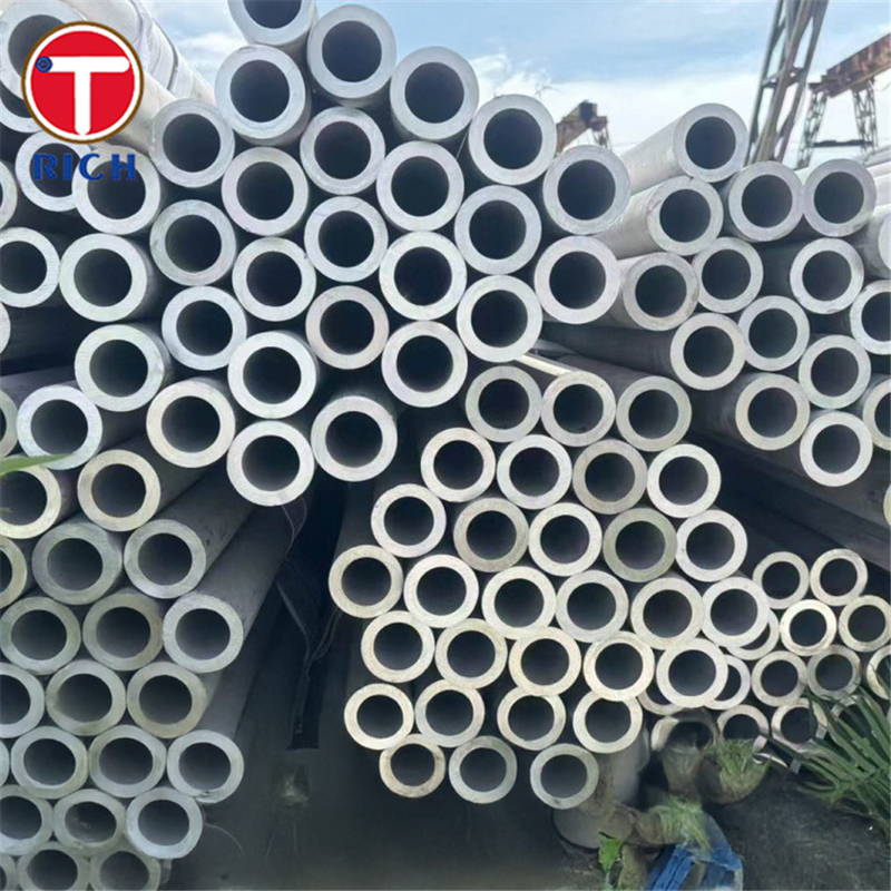 DIN 28180 X5CrNi18-10 tabung penukar panas tabung stainless steel tanpa jahitan untuk penukar panas tabung