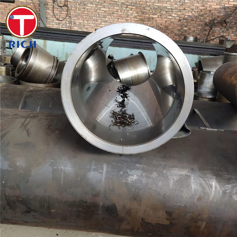 DIN 17174 St35 Pipa Baja Bulat Tabung Baja Precision Seamless Untuk Layanan suhu rendah