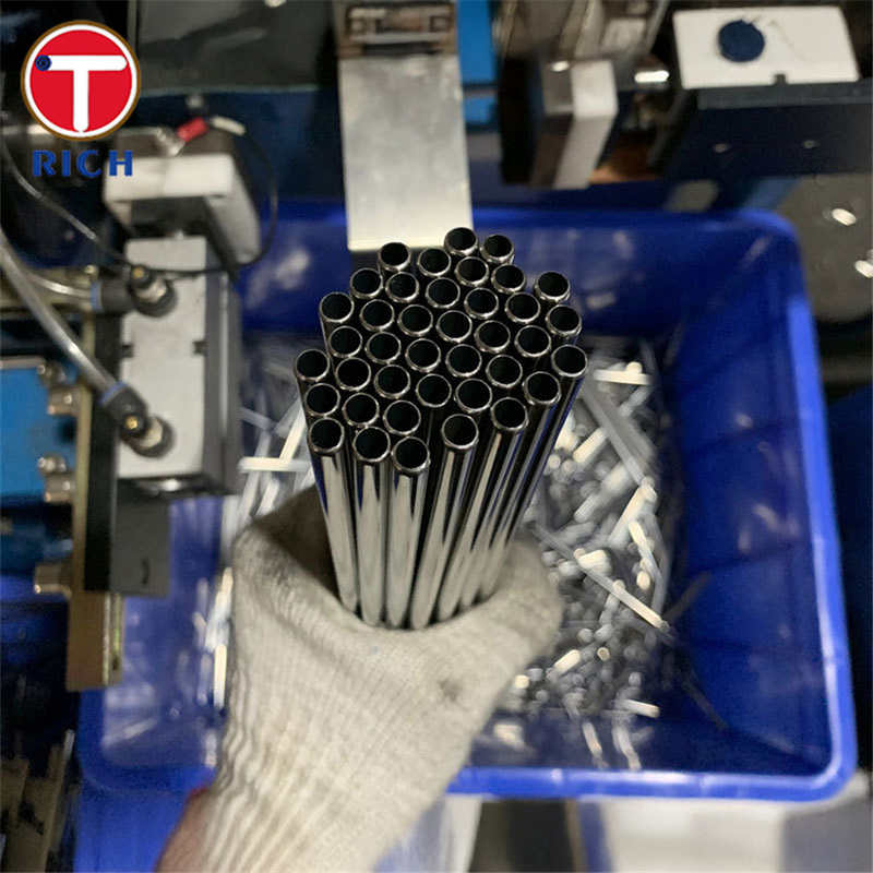 TP 304L Stainless Steel Capillary Tube Seamless Austenitic Stainless Steel Pipe Untuk Medis