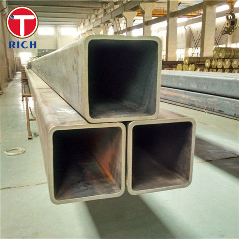 A500 Karbon Steel Square Tube Tinggi Kekuatan Karbon Steel Structural Tubing Untuk Struktur Bangunan