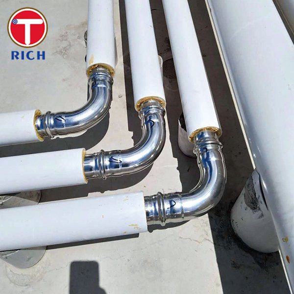 ASTM A213 PVC Lapisan Steel Pipe Seamless Austenitic Stainless Steel Pipe Untuk Isolasi