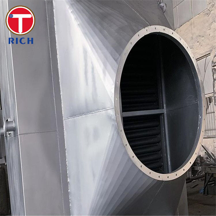 Aluminium L-Foot Tension Wound L-Type Fin Tube untuk penukar panas tahan korosi