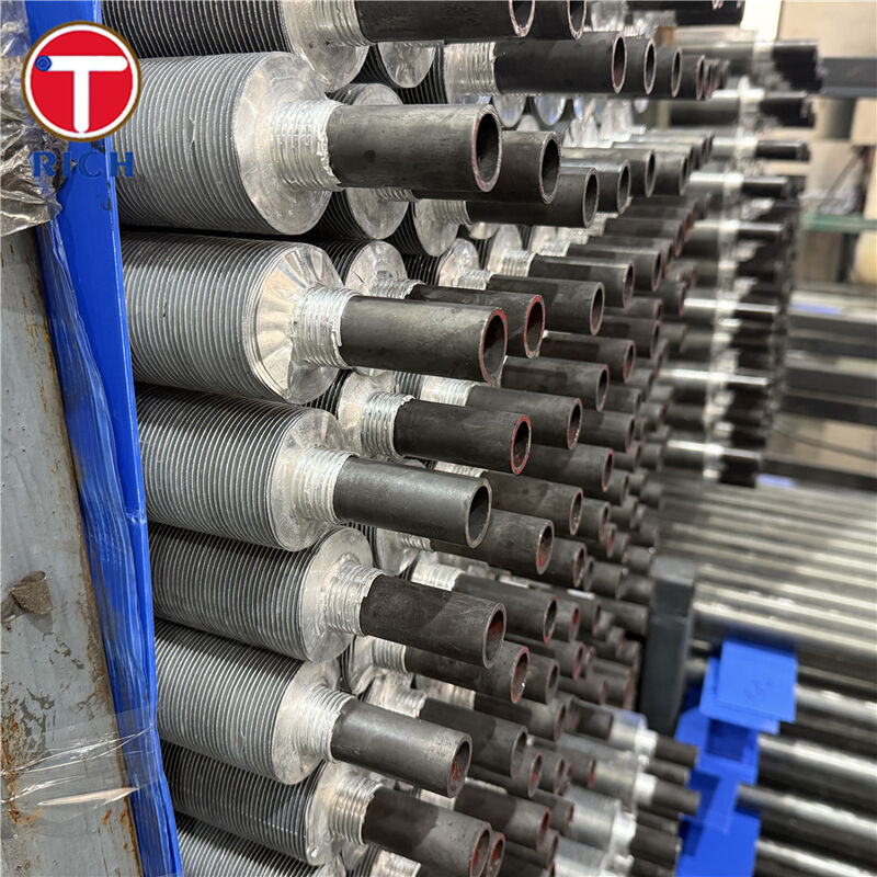 Pipa Sirip Komposit Bimetal Ekstrusi dengan Lapisan Sirip Luar Aluminium dan Pipa Inti Baja Karbon untuk Aplikasi Minyak dan Gas Alam