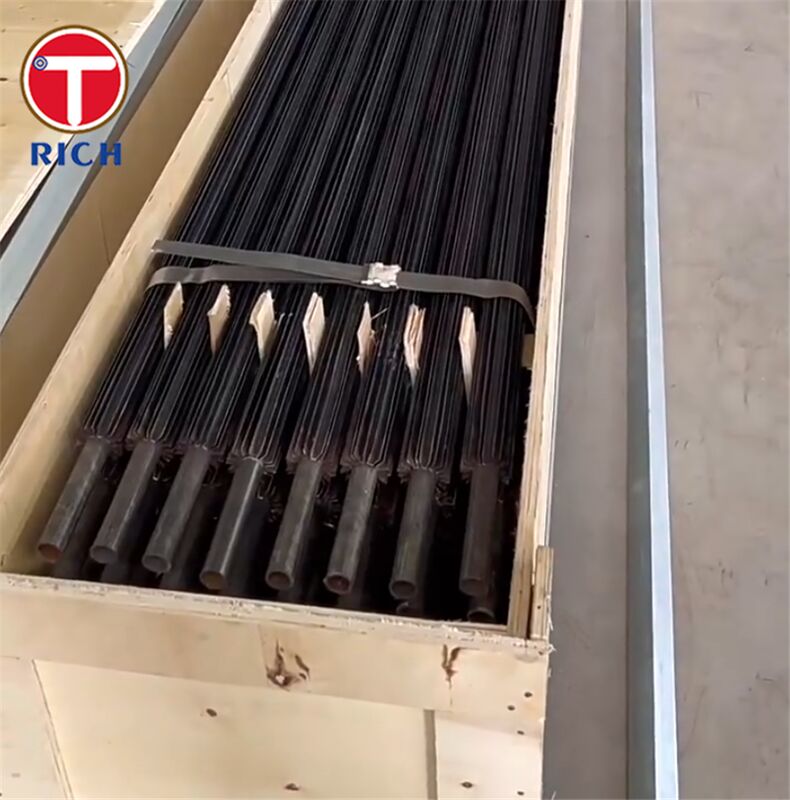 Tabung sirip longitudinal las tahan korosi dengan toleransi suhu tinggi untuk peningkatan transfer panas di penukar panas minyak