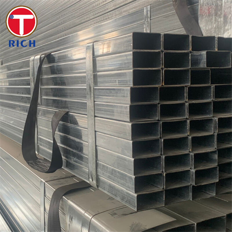 Q235 Pipa persegi las baja struktural karbon untuk aplikasi arsitektur dengan pilihan tarik dingin dan digulung panas