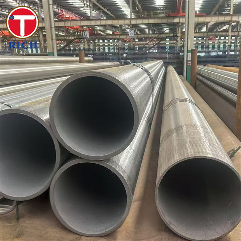 ASTM A213 Baja Alloy Pipe Seamless Pipe Diameter Besar Pipa Boiler Tembok tebal untuk Penukar Panas