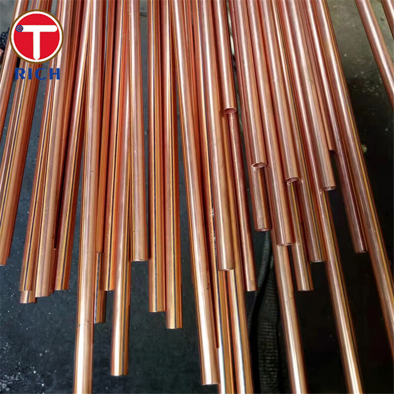 SAE J527 Tabung Bundy Berlapis Tembaga dengan Diameter Luar 4,76-12,7 mm untuk Aplikasi Saluran Rem