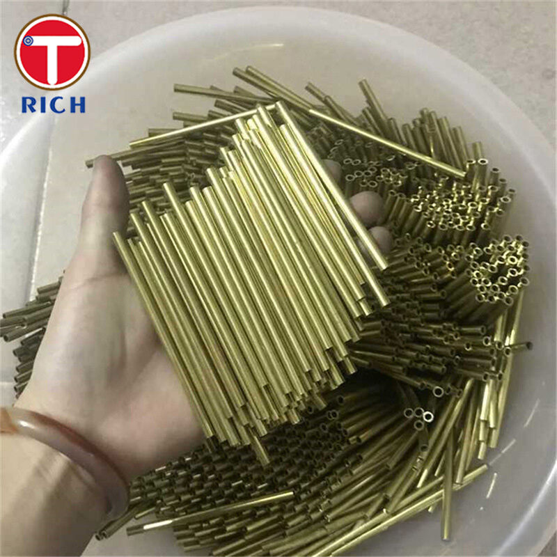 BFe10-1-1 Tabung Kondensor Tembaga-Nikel Tanpa Sambungan dengan Ketahanan Korosi dan Daya Tahan Air Laut untuk Perpindahan Panas yang Efisien