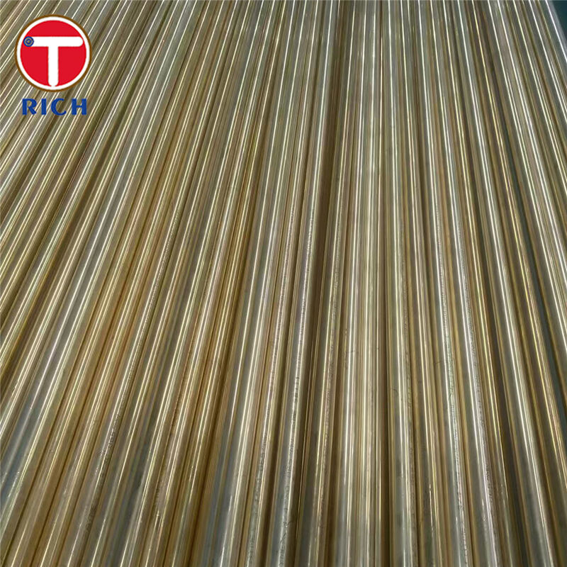 BFe10-1-1 Tabung Kondensor Tembaga-Nikel Tanpa Sambungan dengan Ketahanan Korosi dan Daya Tahan Air Laut untuk Perpindahan Panas yang Efisien