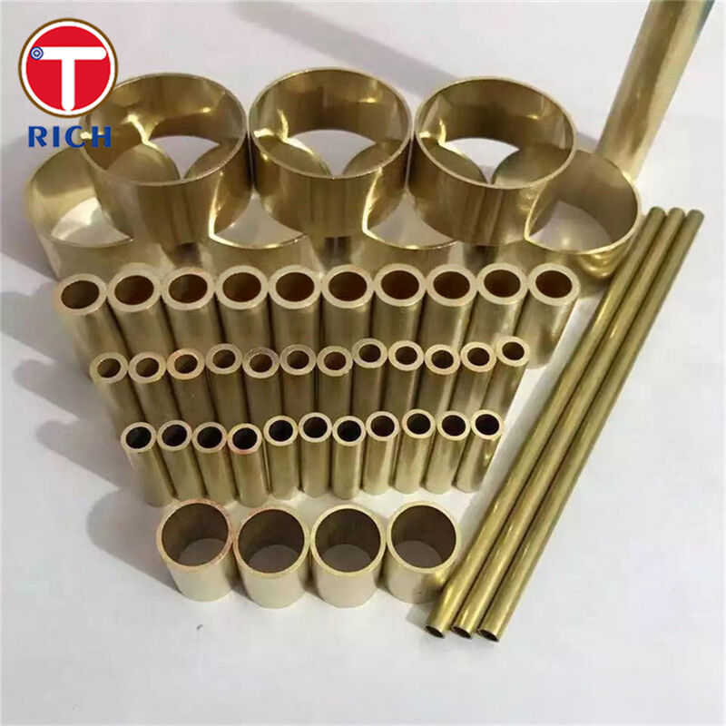 BFe10-1-1 Tabung Kondensor Tembaga-Nikel Tanpa Sambungan dengan Ketahanan Korosi dan Daya Tahan Air Laut untuk Perpindahan Panas yang Efisien