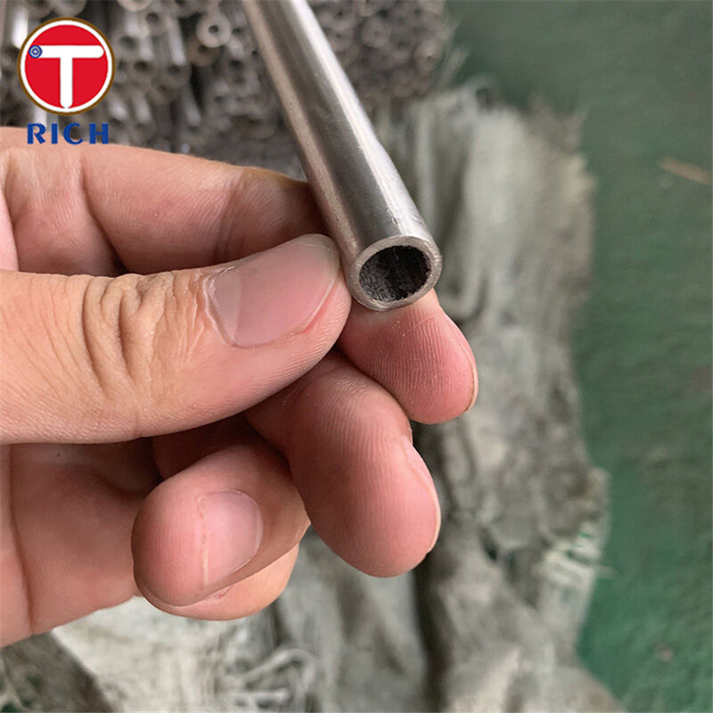 Tabung Baja Seamless Standar ASTM A213 Permukaan Poles dengan OD 3,2-127mm untuk Boiler dan Penukar Panas